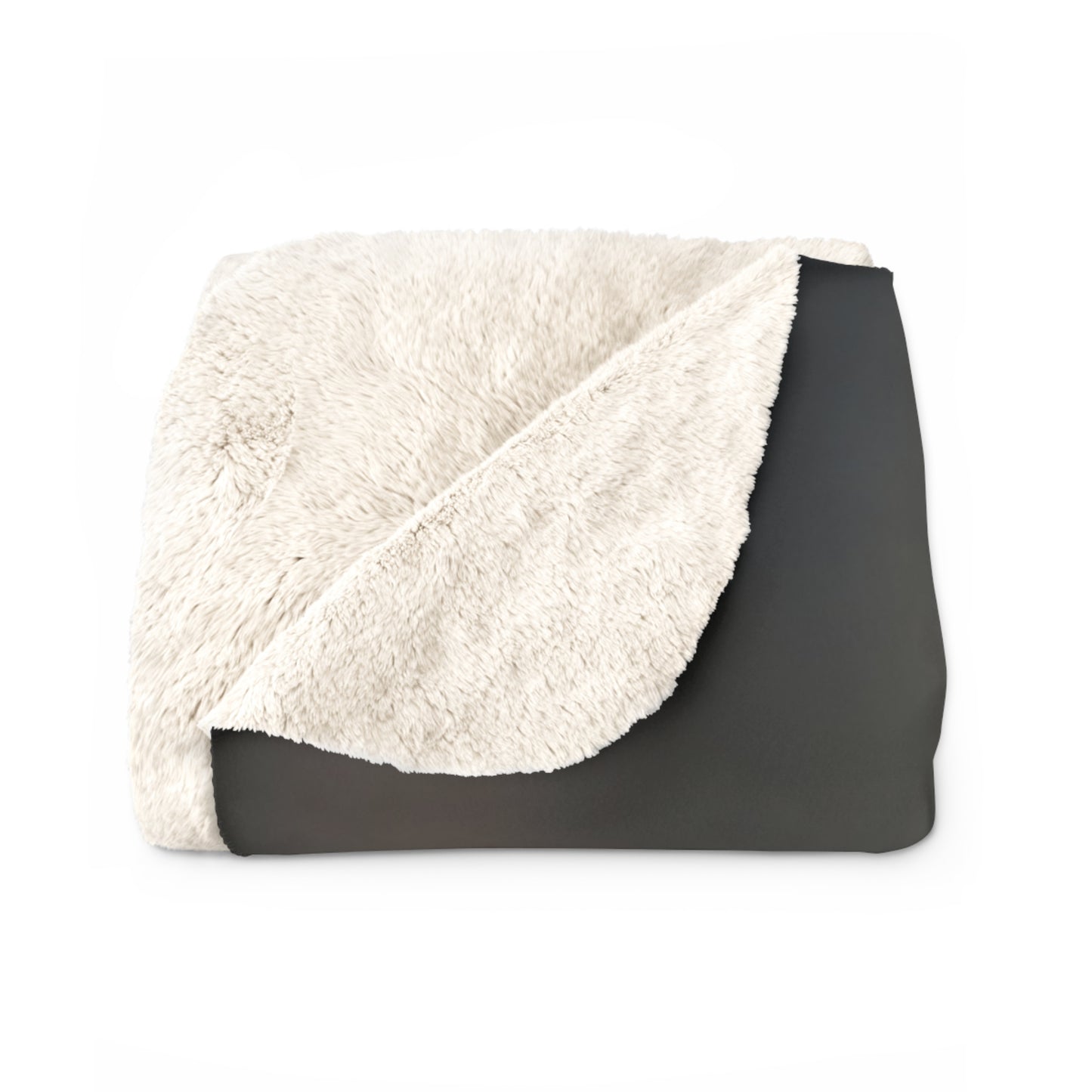 Lantern-Bearing Reaper Sherpa Fleece Blanket – Warm Glow in the Shadowed Path