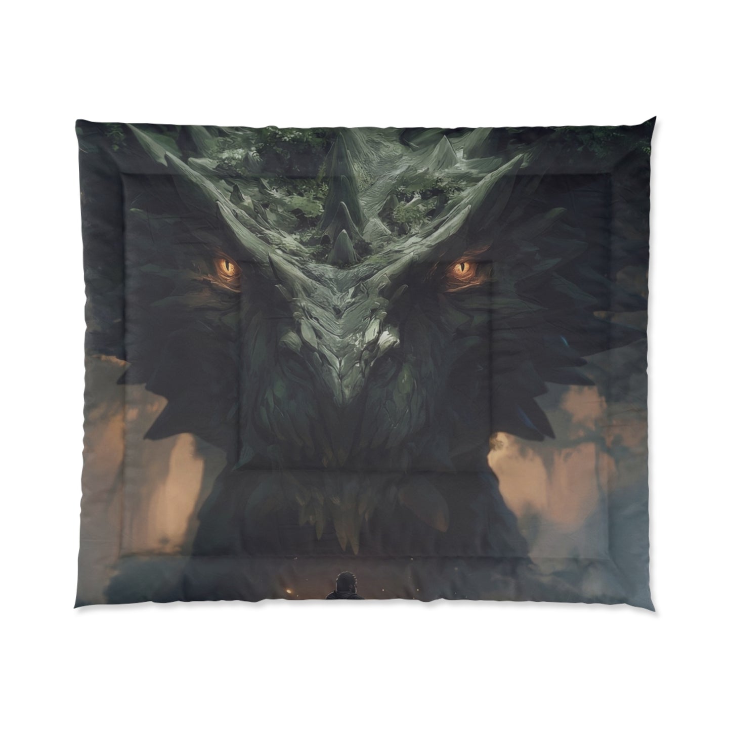 Ancient Forest Dragon Comforter – Whispering Grove Guardian