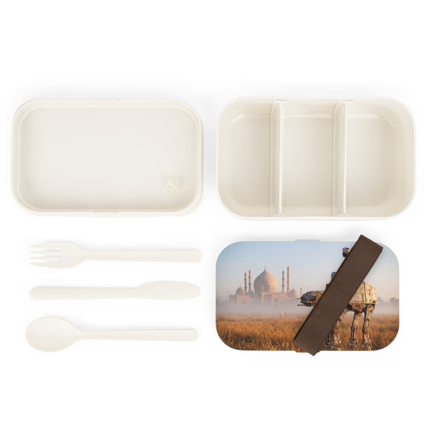Taj Mahal AT-AT Bento Lunch Box – Serene Desert Pilgrimage