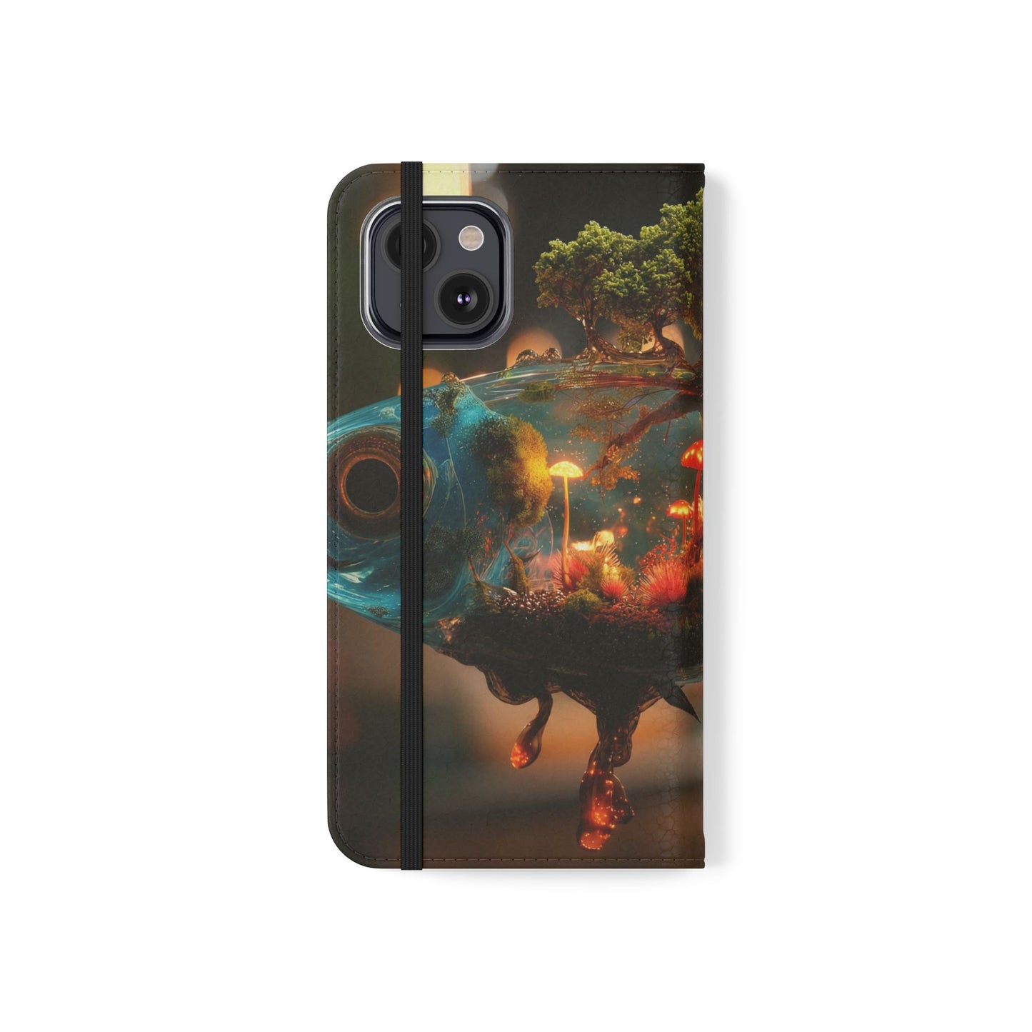 Forest Fish Flip Case – Liquid Glowwood Dreamscape