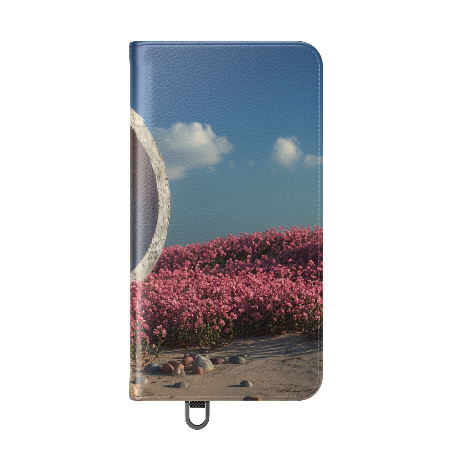 Stone Circle Flip Cases – Pink Flower Field Monument
