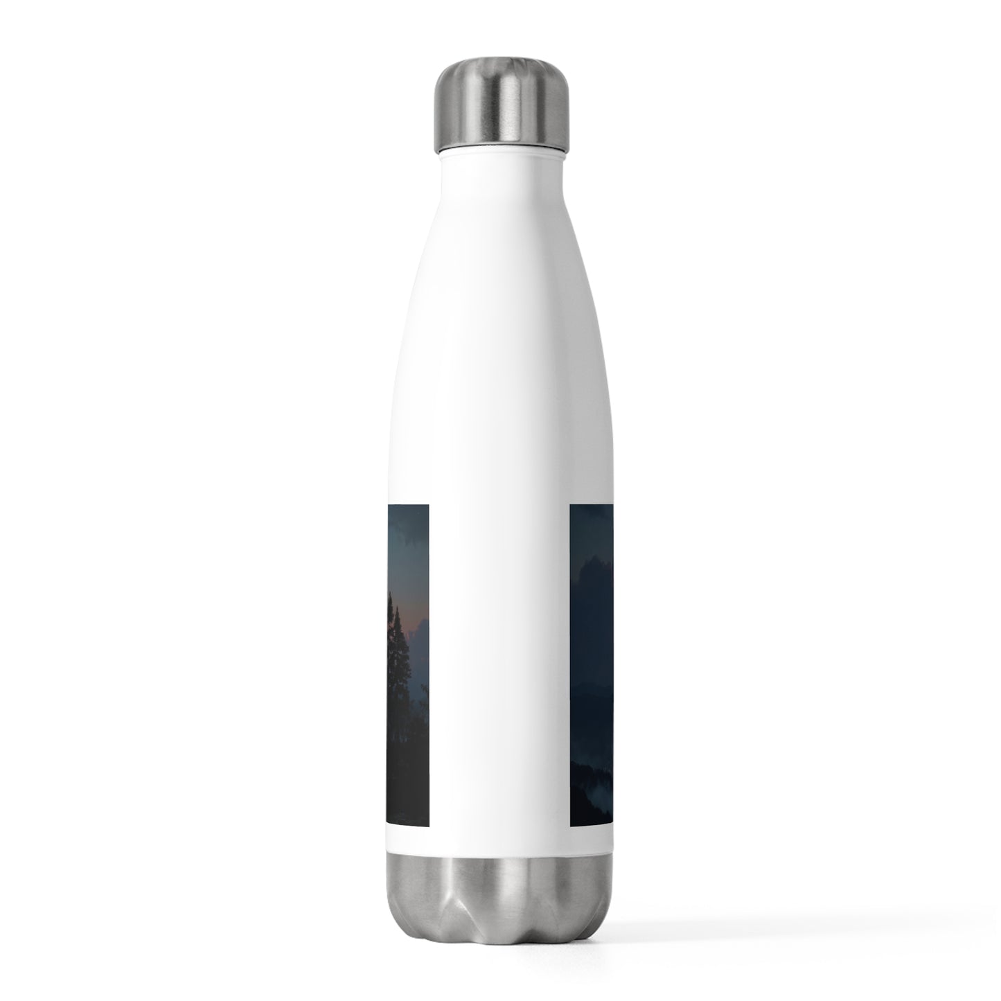 Celestial Firefall 20oz Insulated Bottle – Twilight Meteor Over Mountain Vale