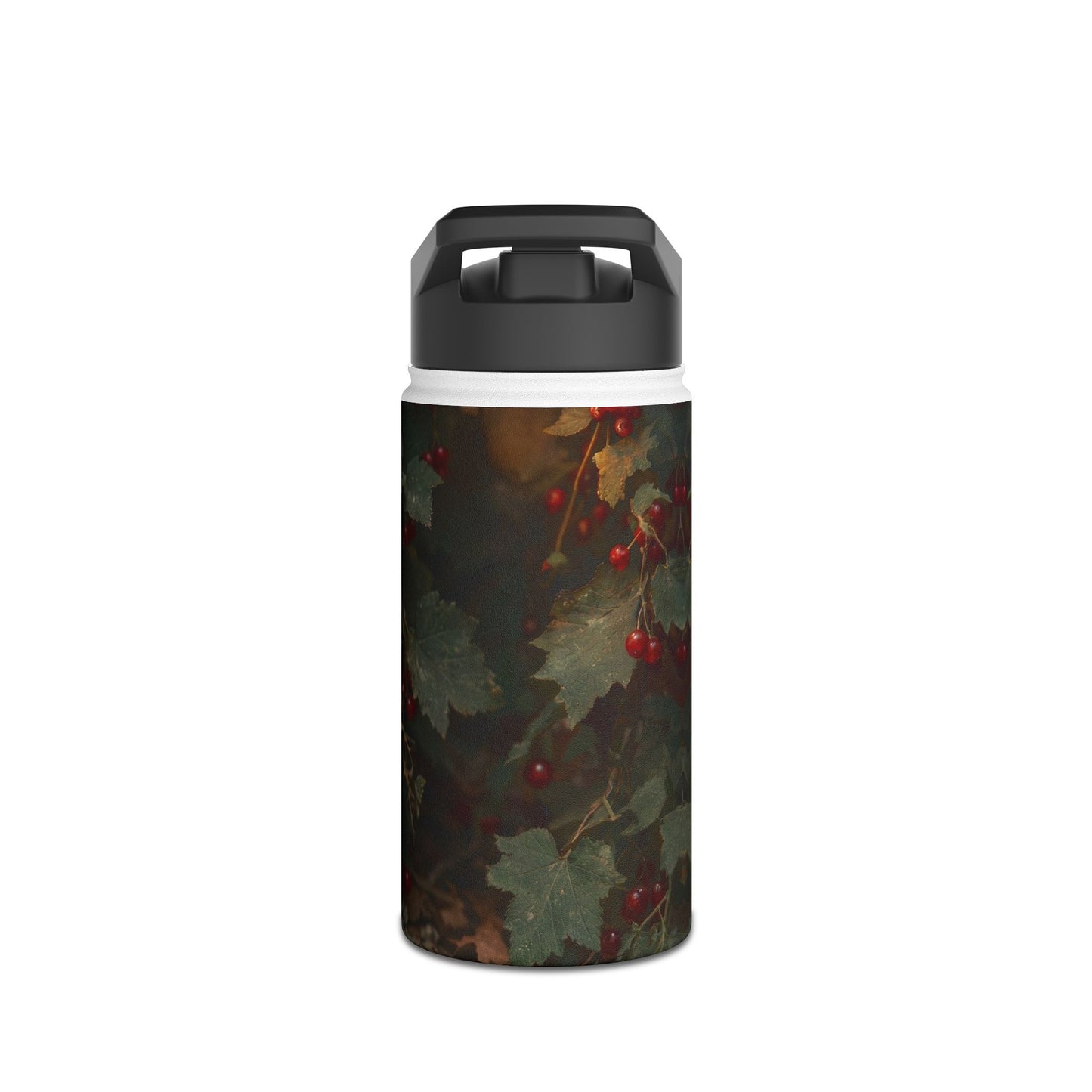 Candlelit Forager Mouse Stainless Steel Water Bottle, Standard Lid – Autumn’s Secret Harvest
