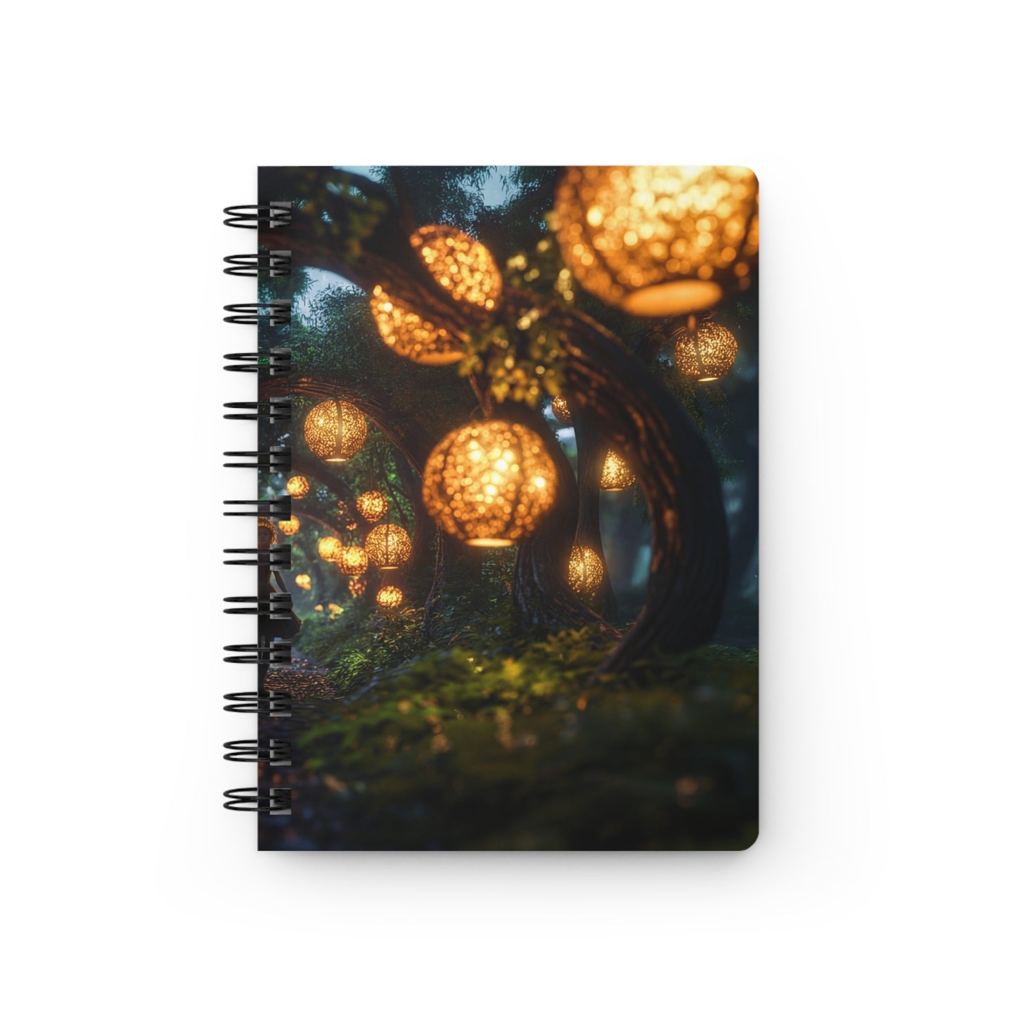 Lantern Grove Spiral Bound Journal – Whispers of the Twilight Path