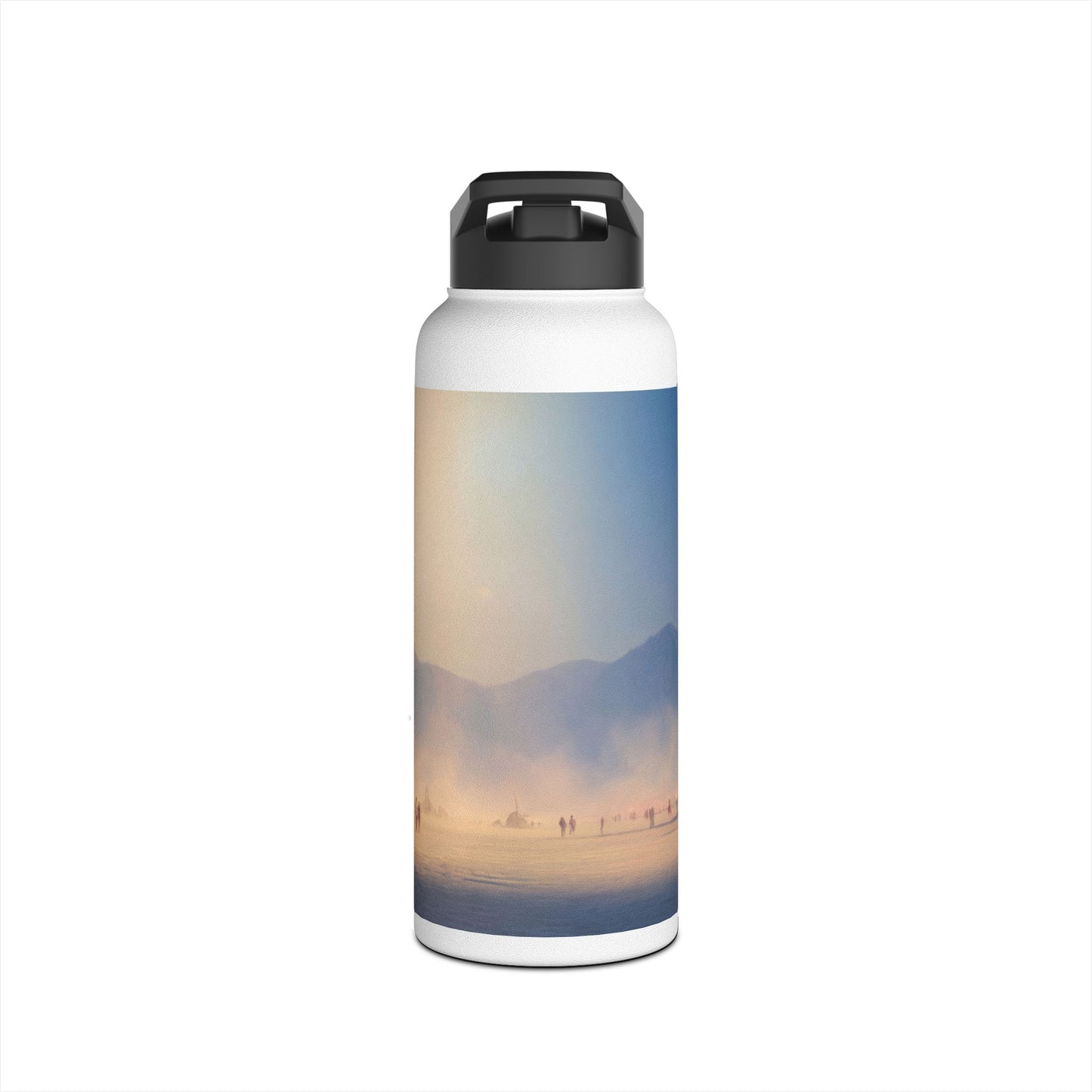 Desert Cathedral Water Bottle – Sunlit Sandstone Sanctuary