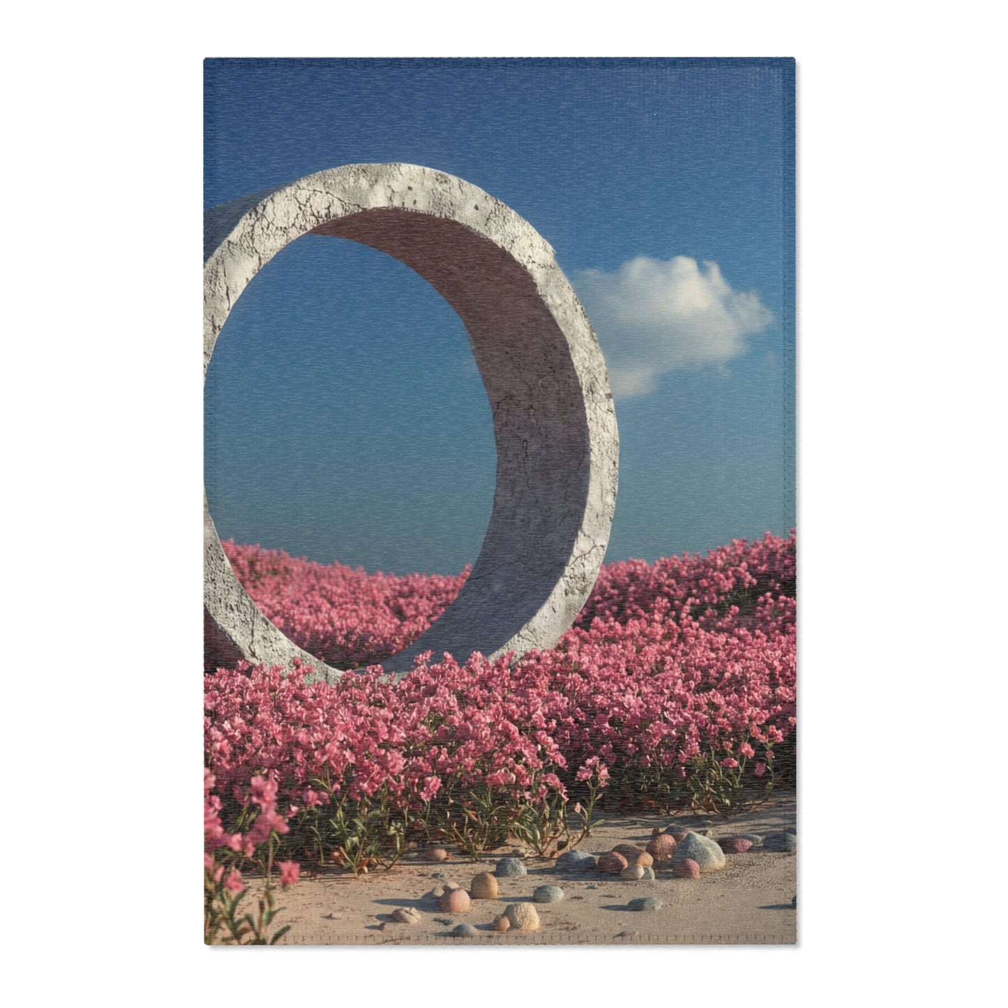 Stone Portal Area Rug – Pink Bloomed Threshold
