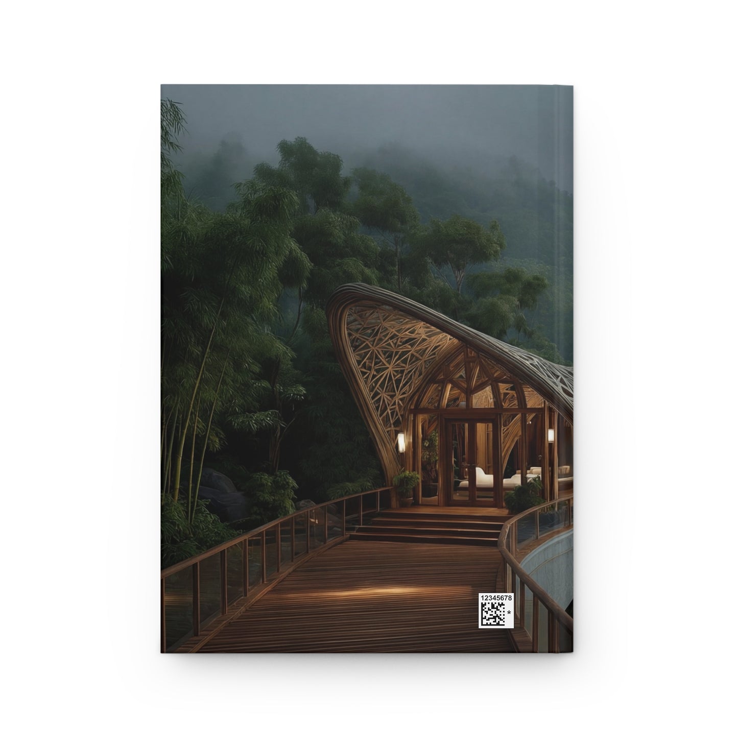 Bamboo Canopy House Hardcover Journal Matte – Whispering Mountain Sanctuary