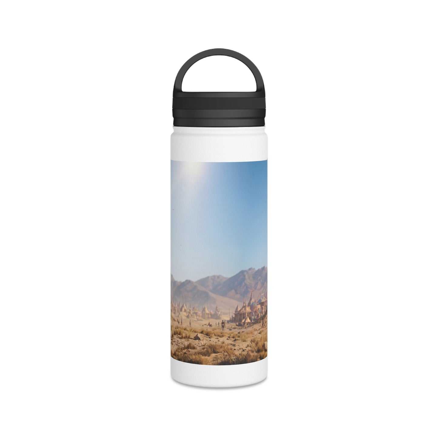 Desert Citadel Water Bottle – Sun-Kissed Oasis Gateway