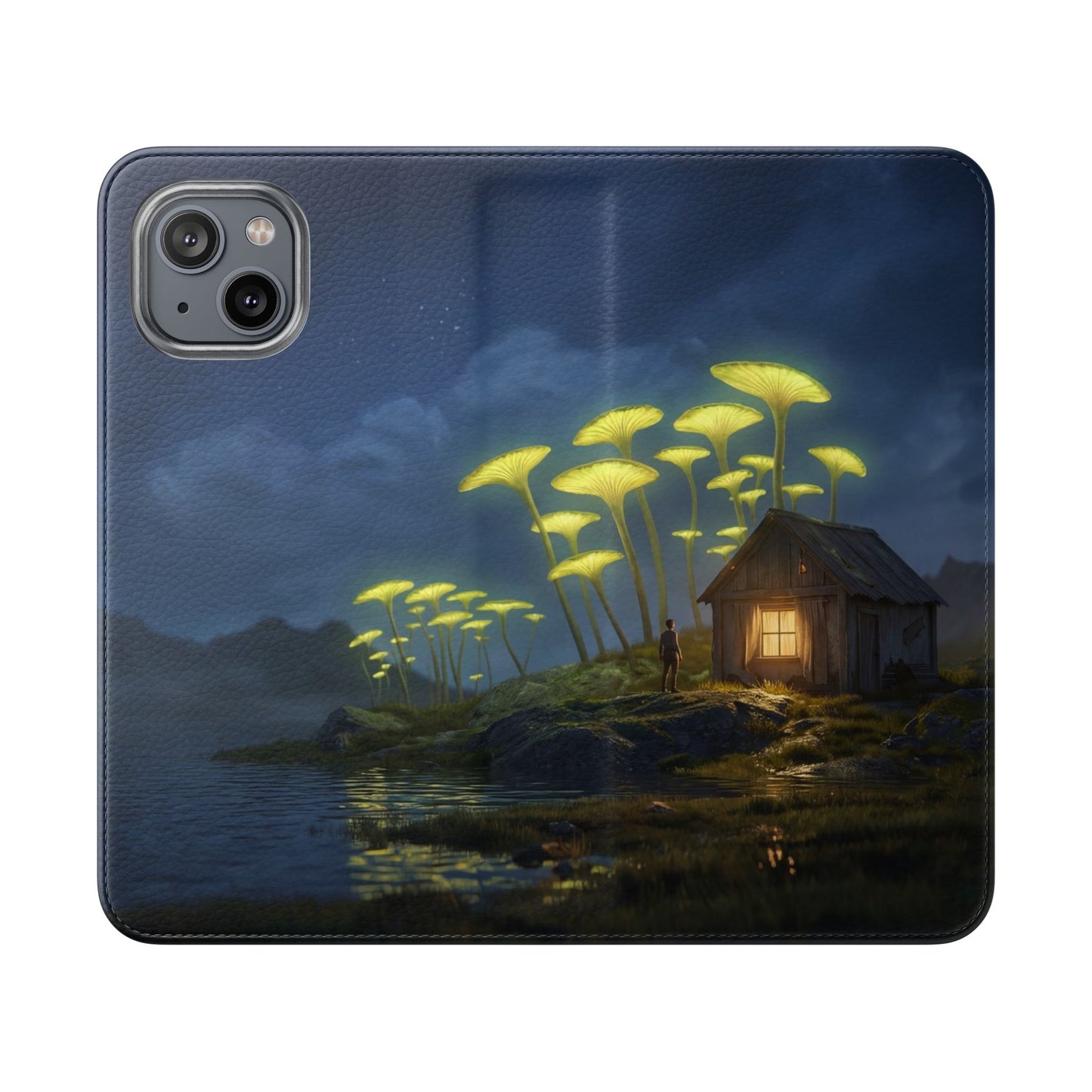 Glowing Mushroom Cottage Flip Cases – Whispering Grove Nightlight