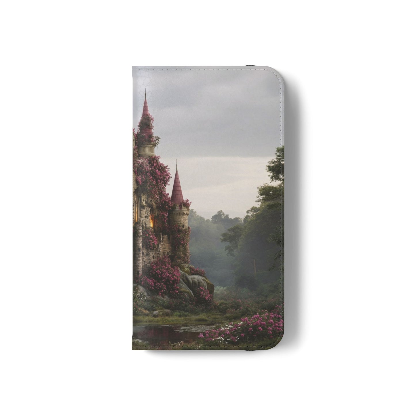 Blossom Spire Flip Cases – Pink Ivy Gothic Castle Cover