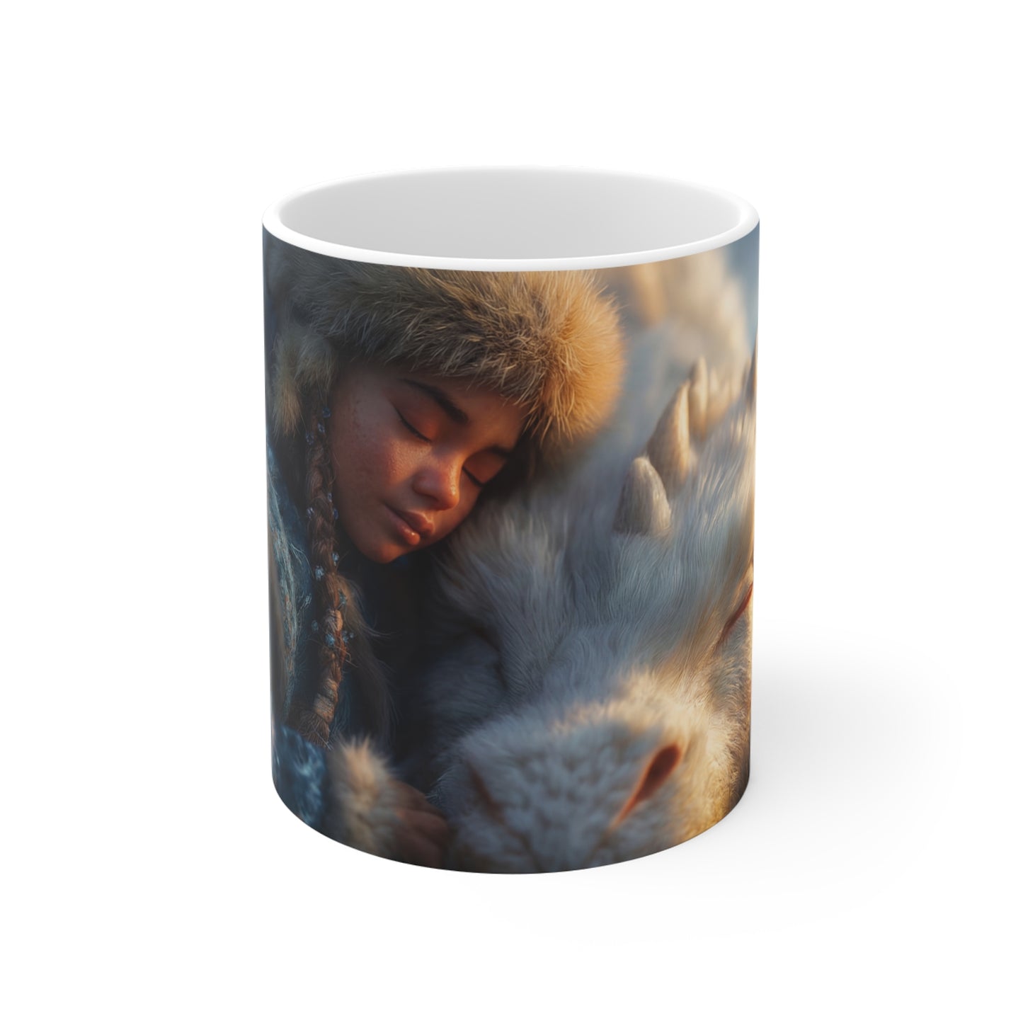 Snowbound Sentinel Ceramic Mugs (11oz\15oz\20oz) – Warmth of Winter’s Quiet Pact