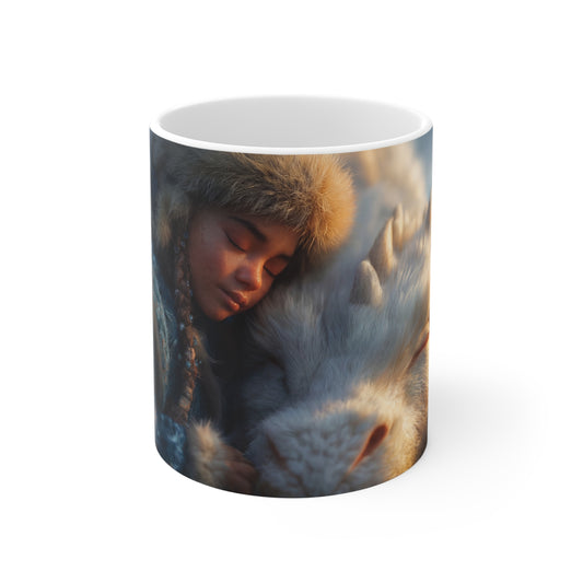 Snowbound Sentinel Ceramic Mugs (11oz\15oz\20oz) – Warmth of Winter’s Quiet Pact