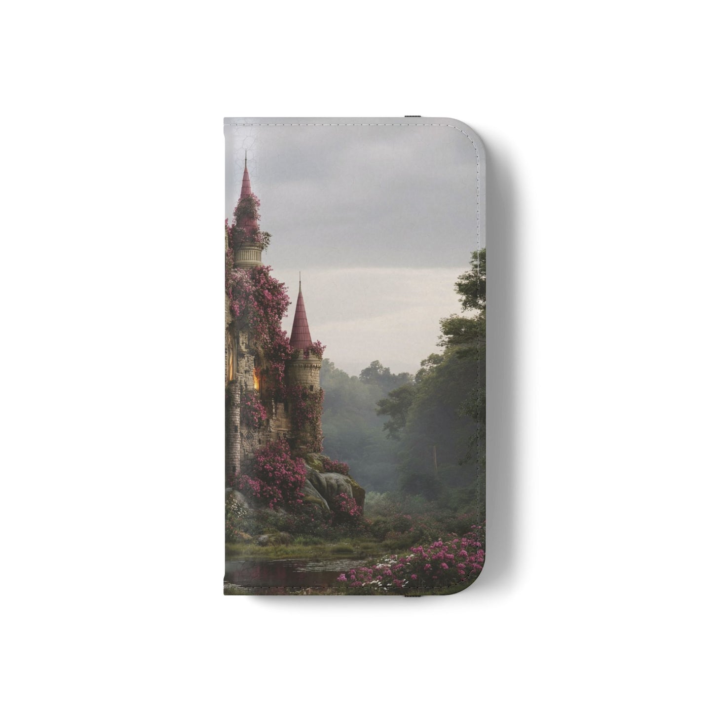 Blossom Spire Flip Cases – Pink Ivy Gothic Castle Cover