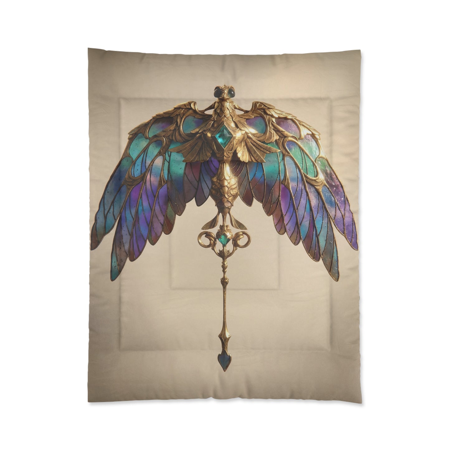 Celestial Phoenix Key Comforter – Wings of Twilight and Starlight