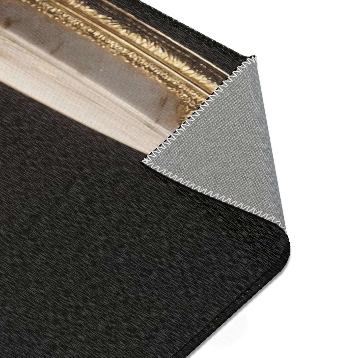 Melodic Muse Area Rug – Whirling Symphony in Golden Notes