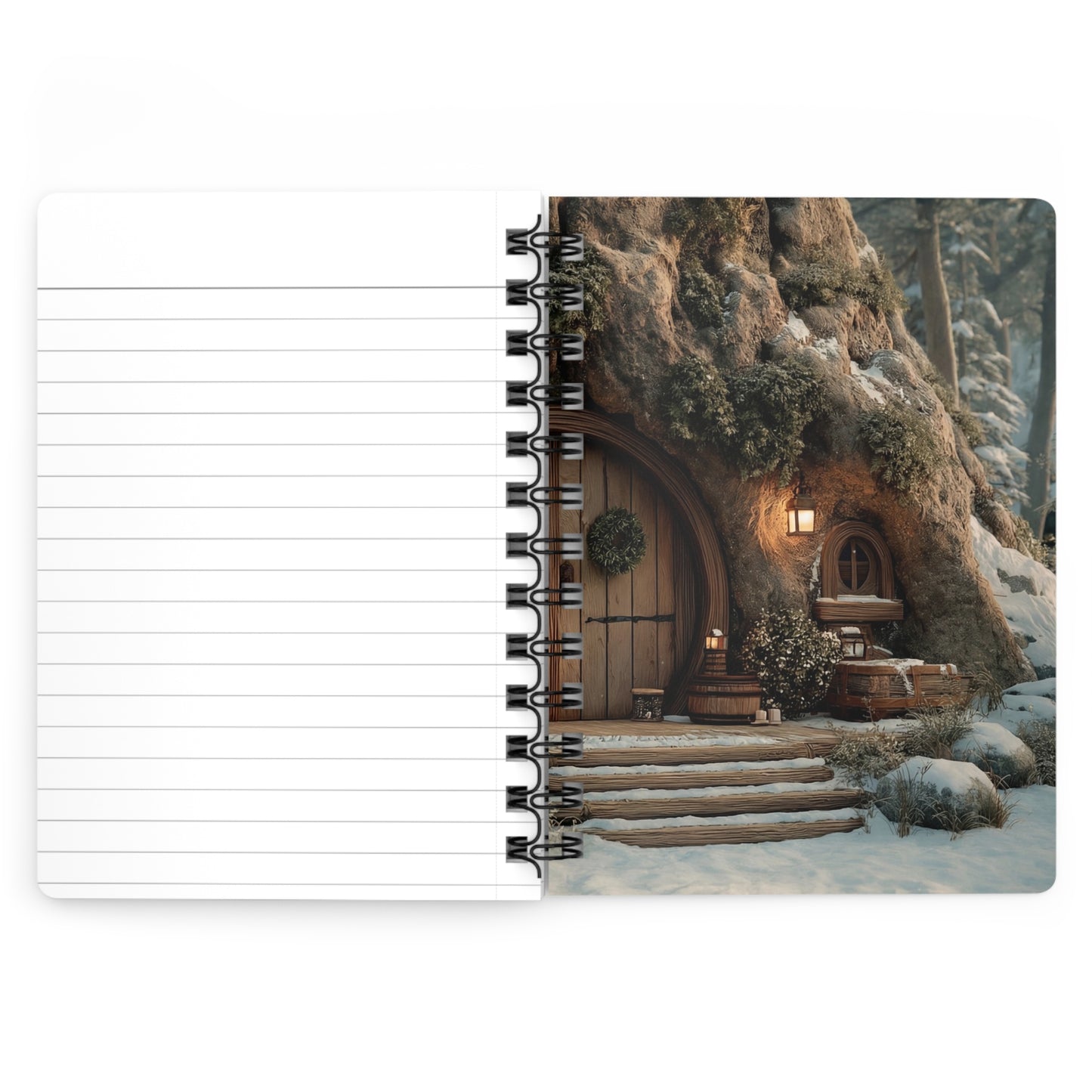 Winter Hollow Treehouse Journal – Snow-Covered Secret Doorway