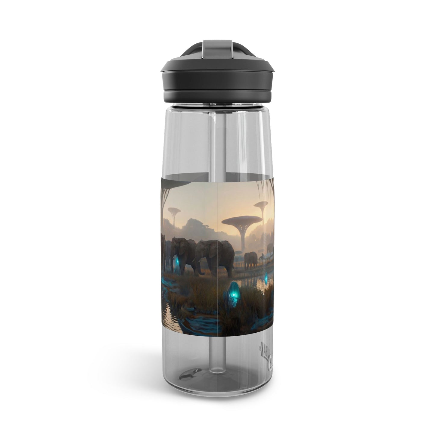 Celestial Savannah CamelBak Eddy® Water Bottle, 20oz\25oz – Twilight Refuge with Glowing Elephants