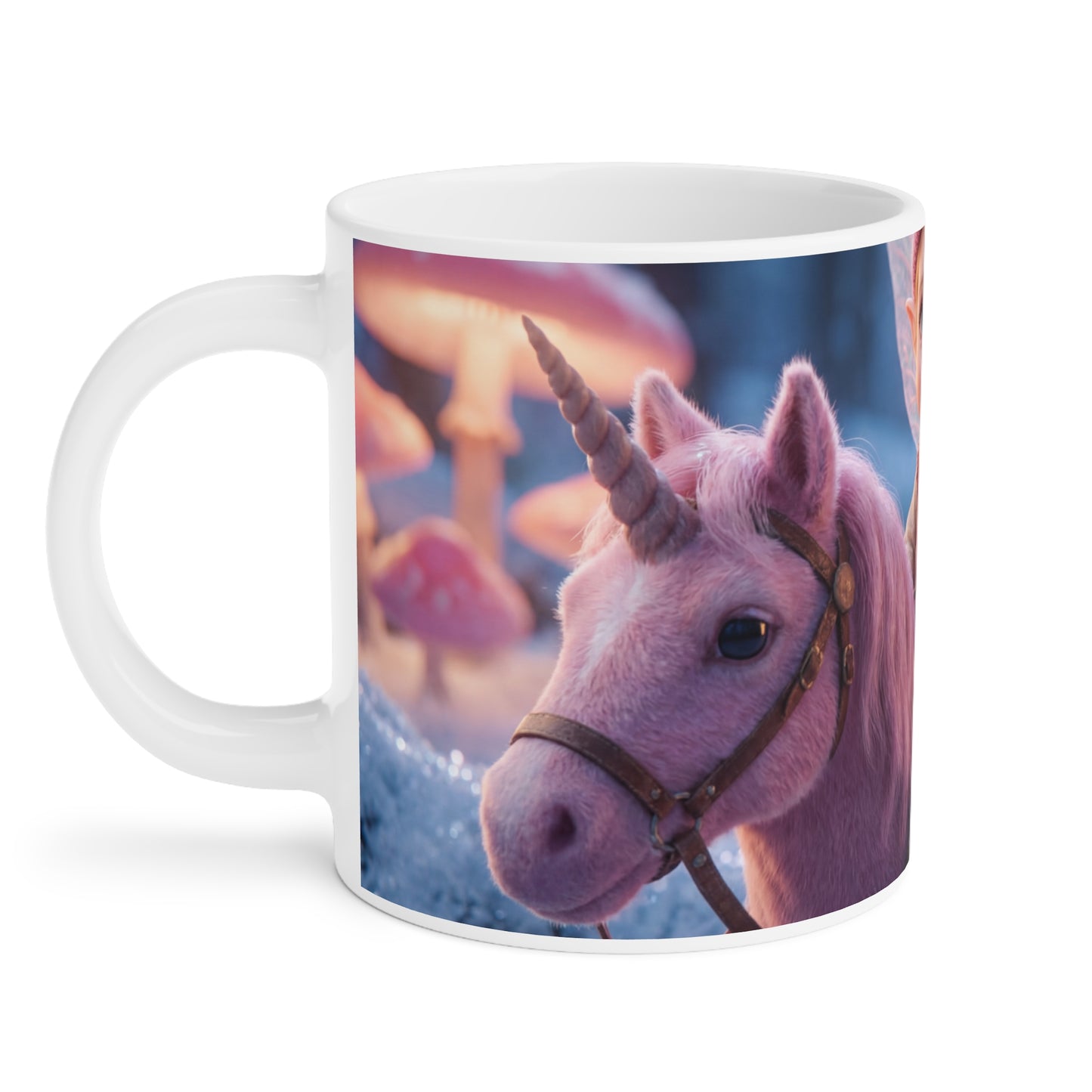 Snow Unicorn Rider Ceramic Mugs (11oz\15oz\20oz) – Winter Faerie’s Quiet Ride