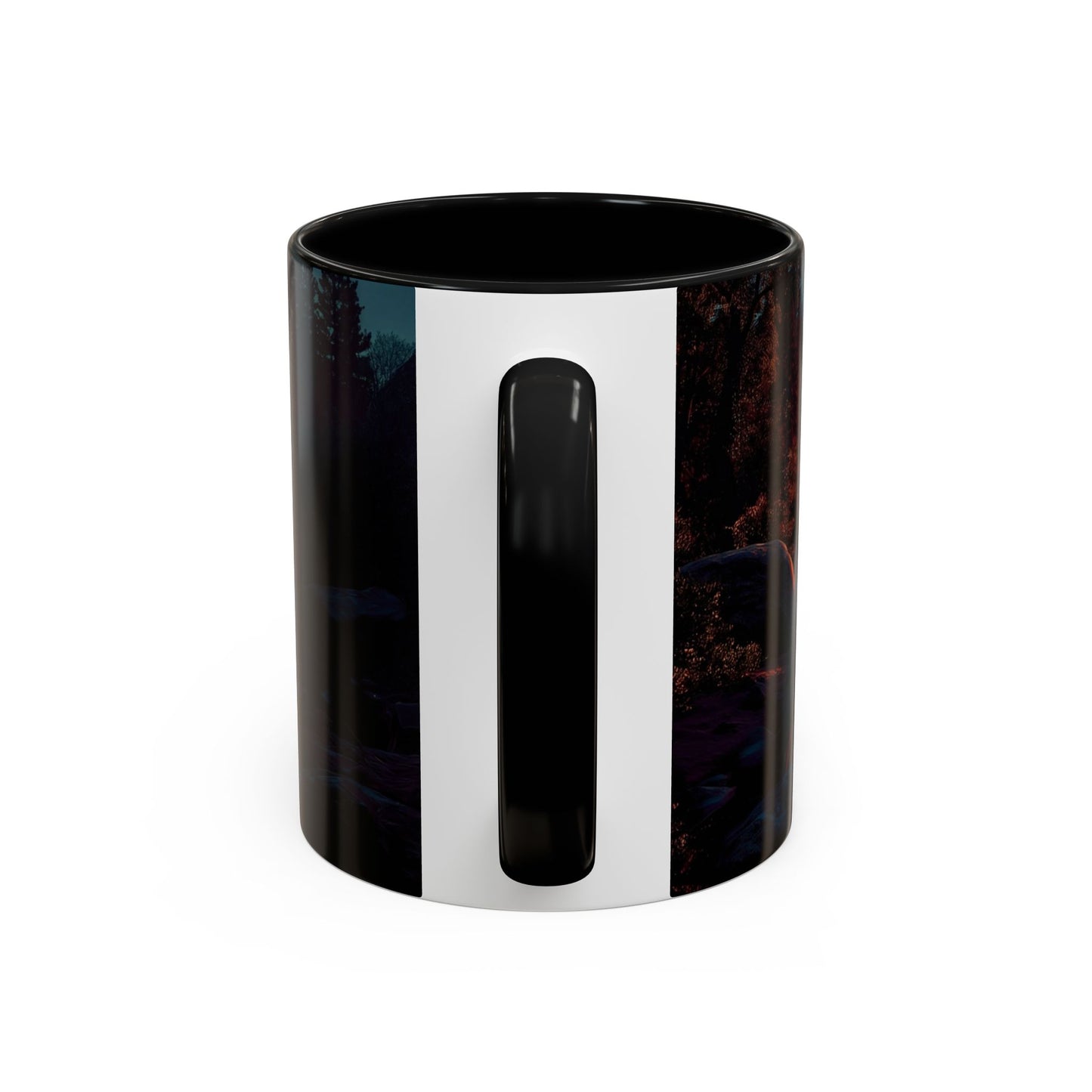 Celestial Reflections Accent Coffee Mug (11, 15oz) – Half Dome’s Starlit Mirror