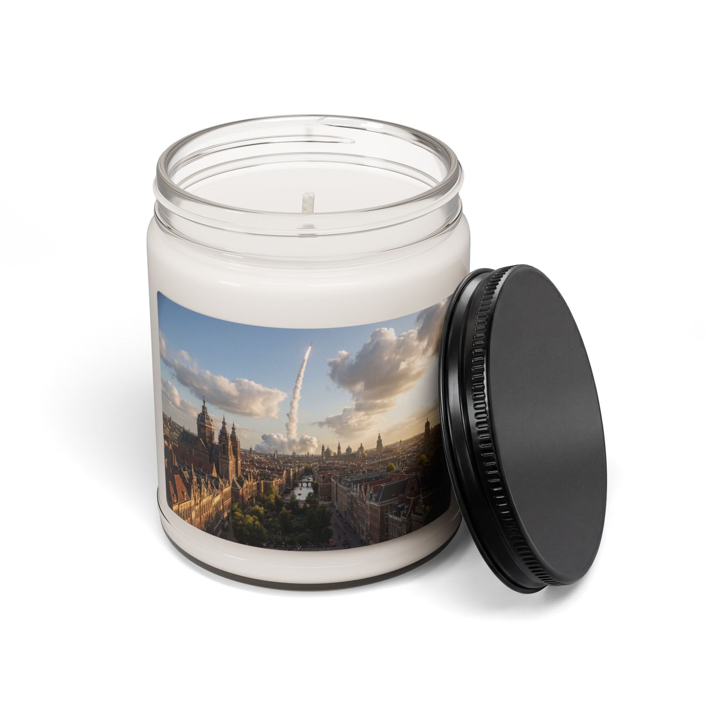 Rocket Through Amsterdam Scented Soy Candle, 9oz – Dawn’s Silent Ascent