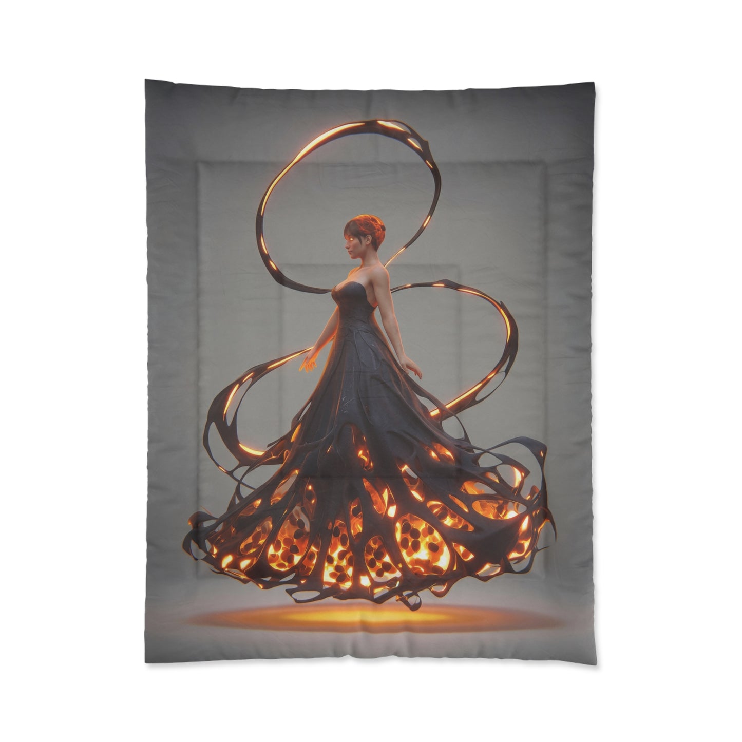 Luminescent Wraith Comforter – Floating Ethereal Glow Dress