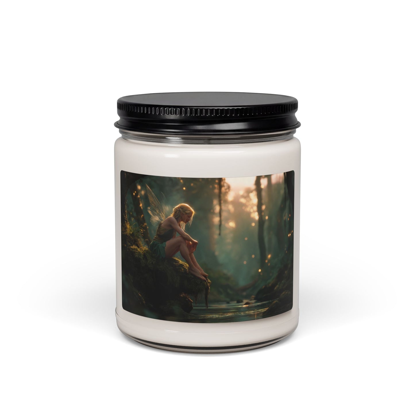 Whispering Woods Fairy Scented Soy Candle, 9oz – Golden Hour Solitude