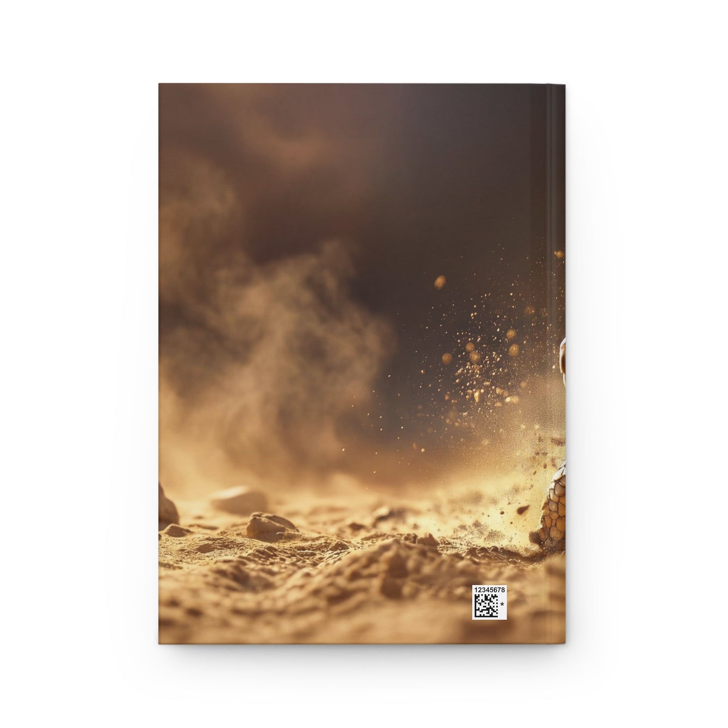 Cowboy on Desert Tortoise Hardcover Journal Matte – Dust-Swept Wild West Ride