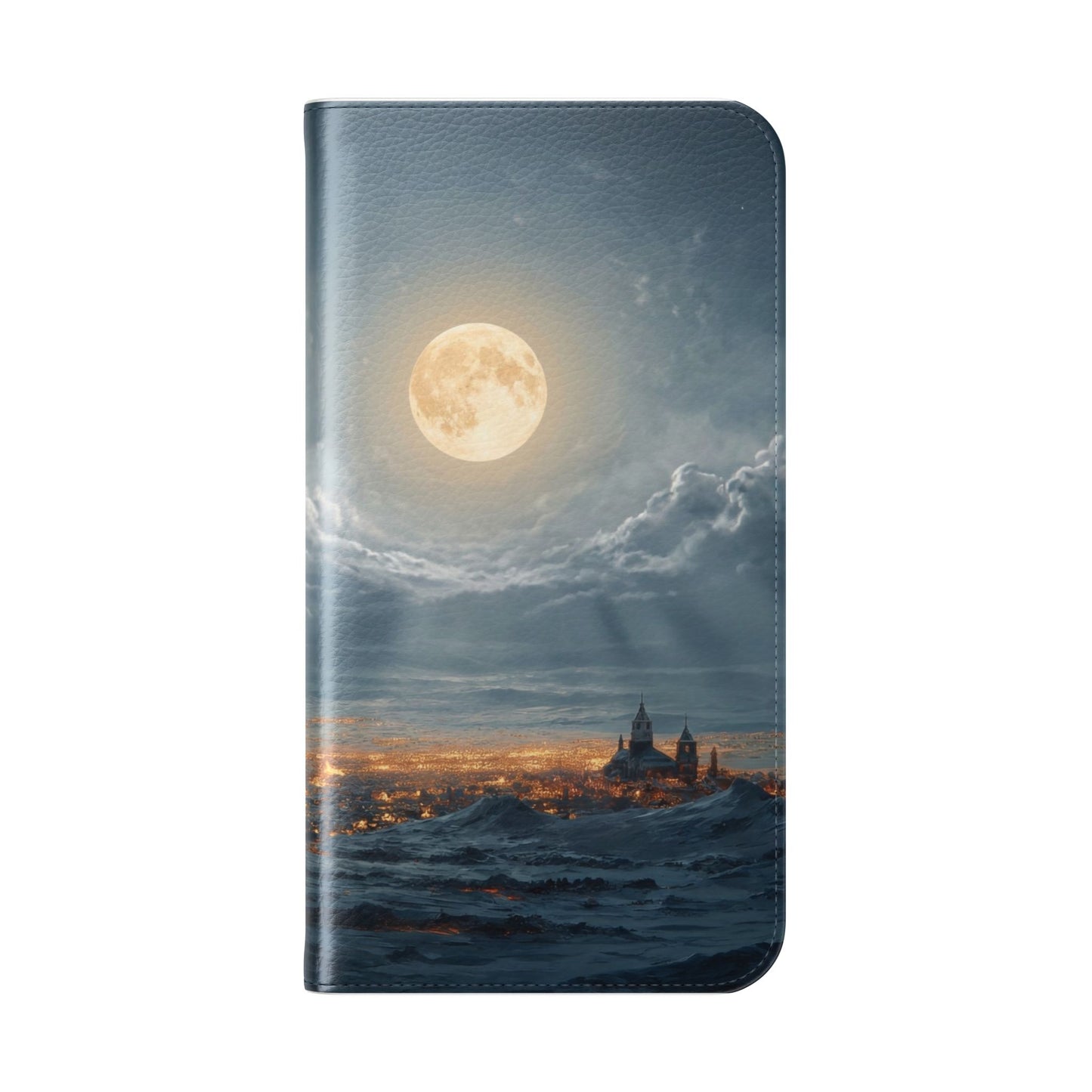 Moonlit Sleigh Flip Cases – Northern Lights Winter Journey