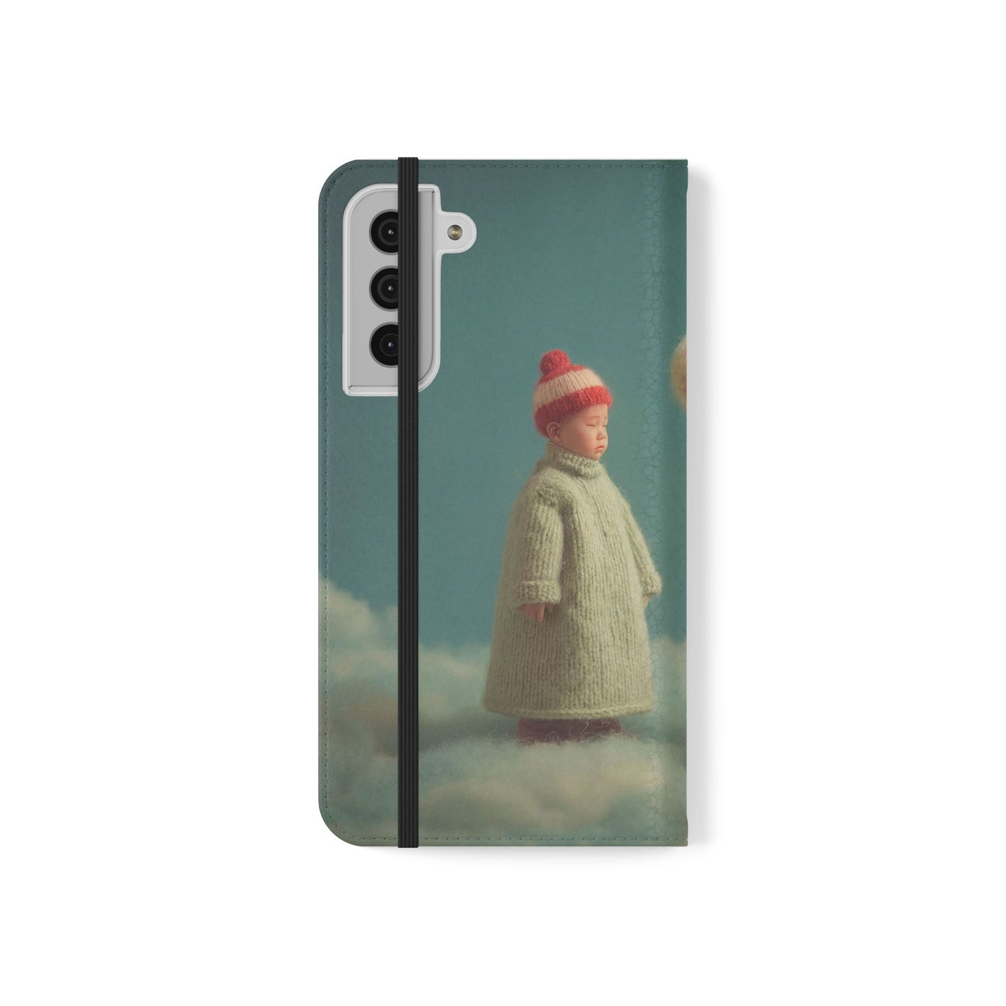 Woolly Dragon & Child Flip Cases – Cloudside Guardians