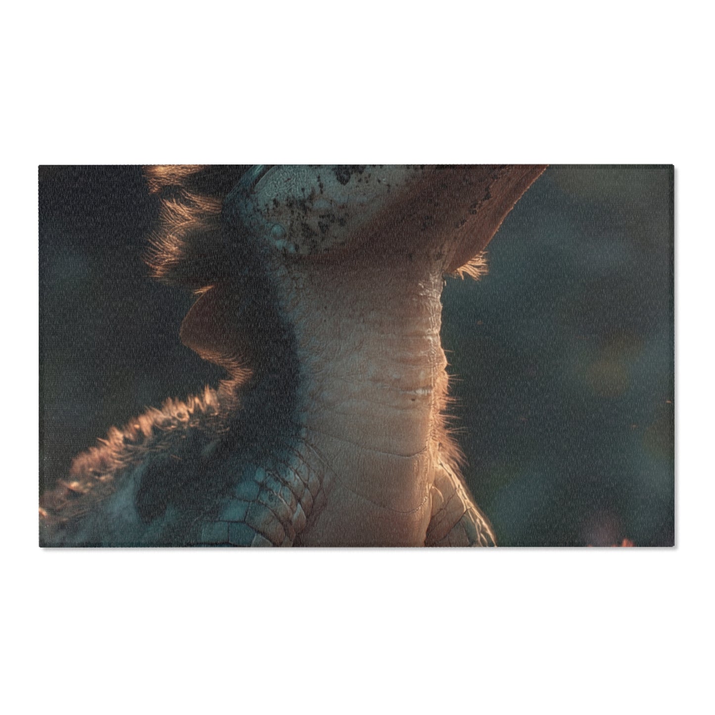 Gentle Crocodile and Butterfly Area Rugs – Twilight Garden Whispers