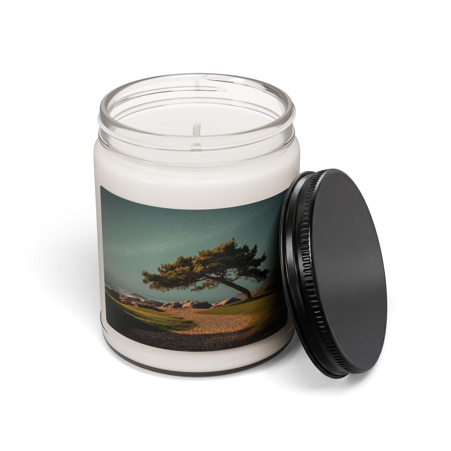 Starlit Sentinel Scented Soy Candle, 9oz – Coastal Night’s Quiet Grace