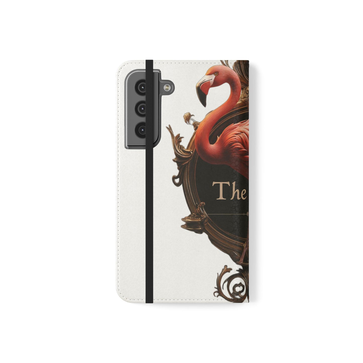 The Ritz Flamingo Flip Cases – Gilded Ornate Frame Art Design