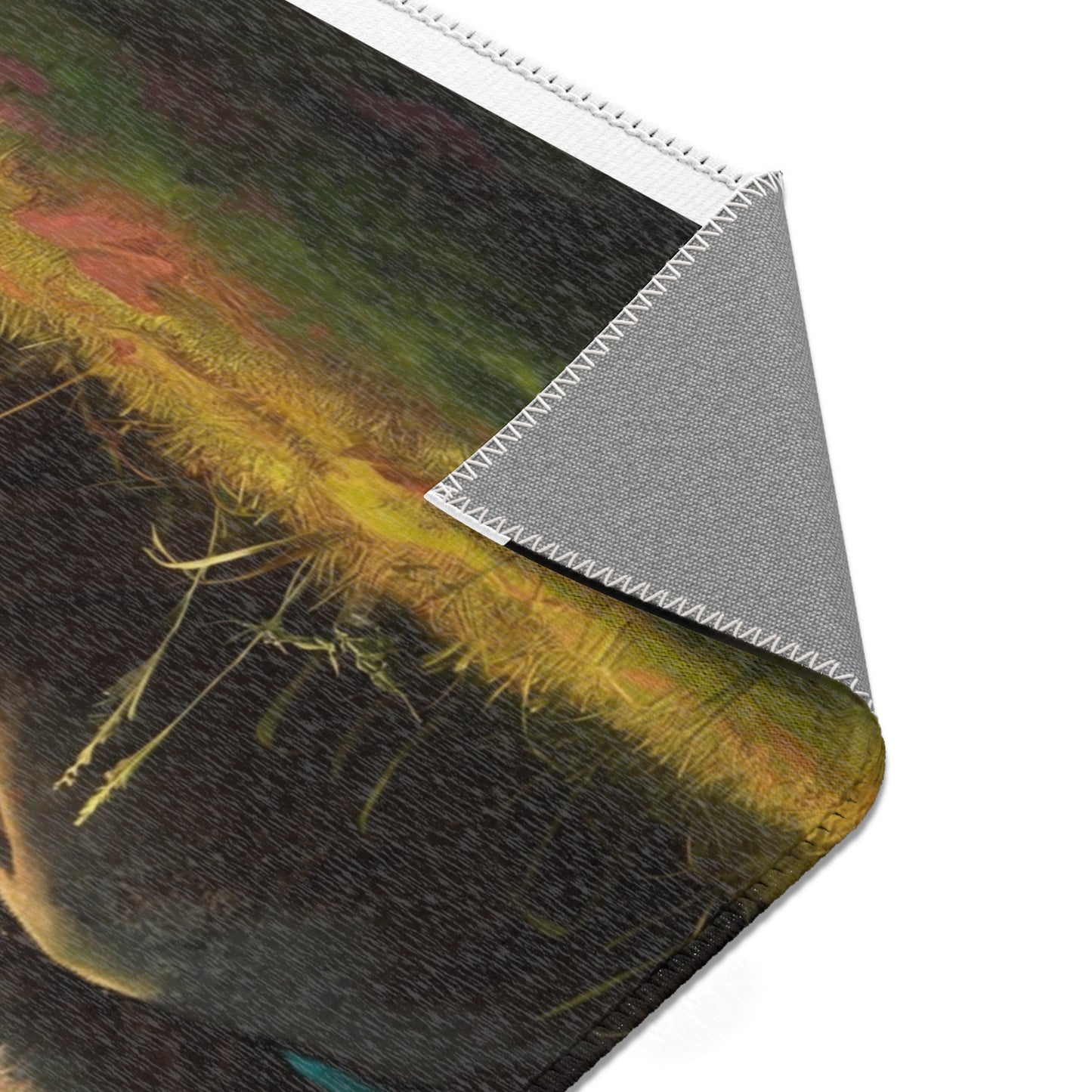 Forest Sentinel Area Rug – Luminescent Guardian in Sunlit Grove