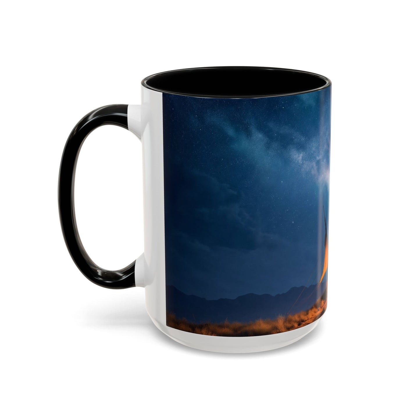 Starlit Nomad Tent Mug – Milky Way Haven Coffee Cup