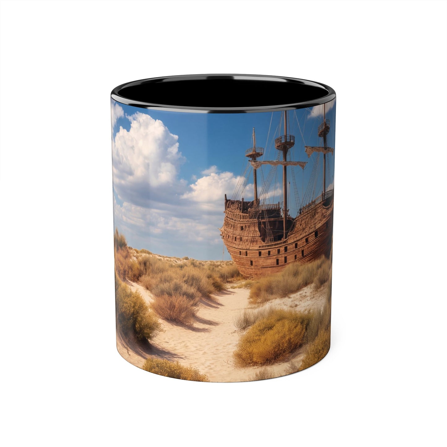 Lost Galleon Accent Mugs, 11oz – Deserted Sandscape