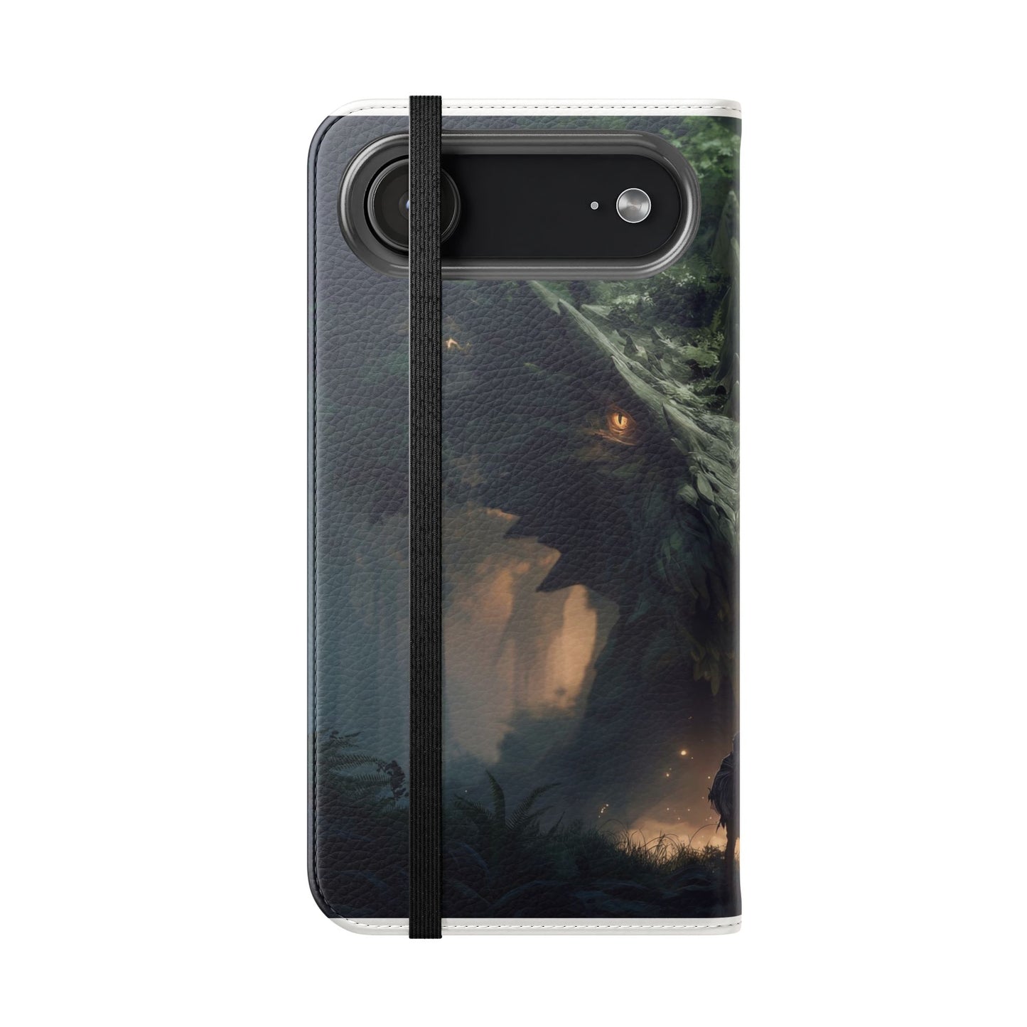 Guardian Beast Flip Cases – Moss-Clad Titan Facing the Wanderer