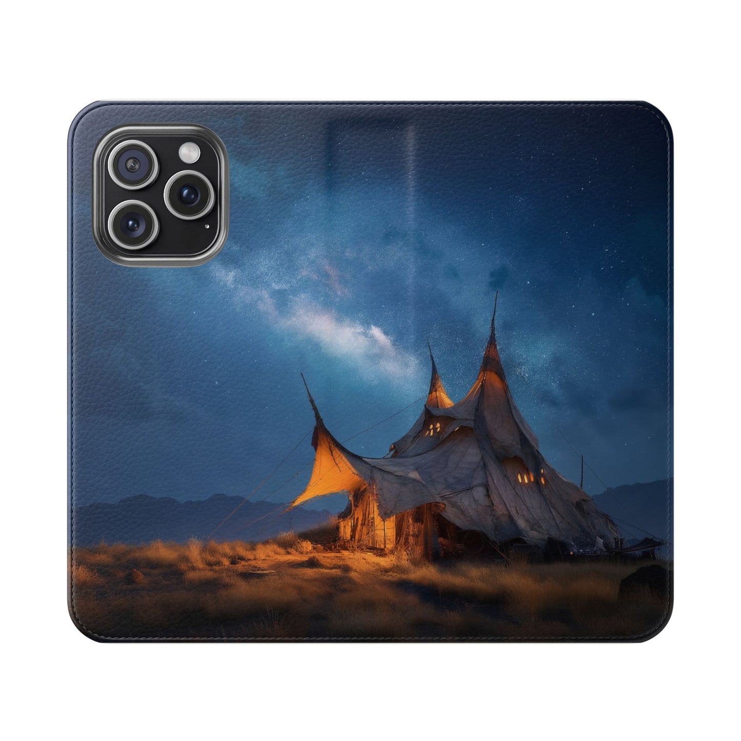 Stardust Nomad Tent Flip Cases – Milky Way Caravan Canvas