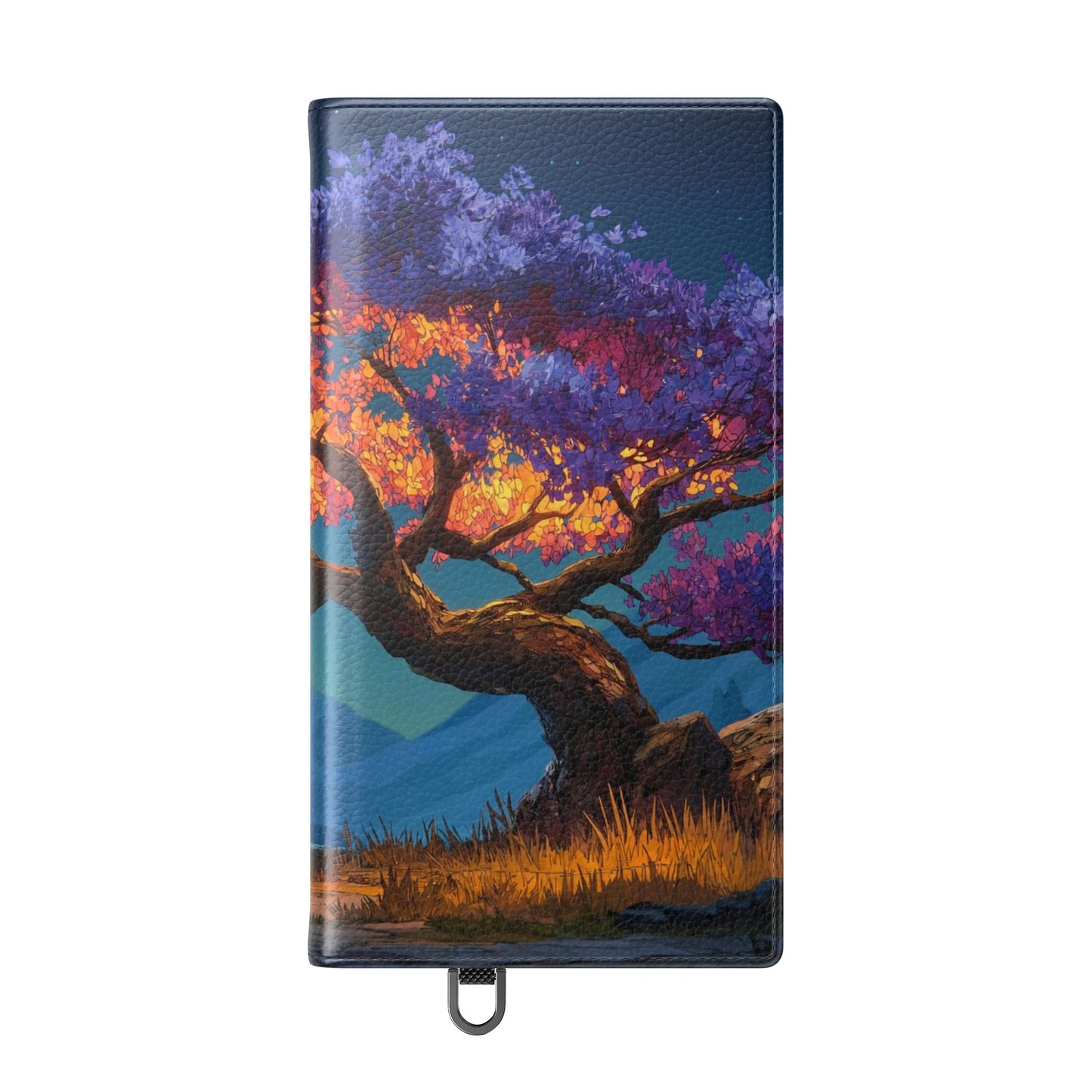 Violet Flame Tree Flip Cases – Twilight Mountain Glow Case