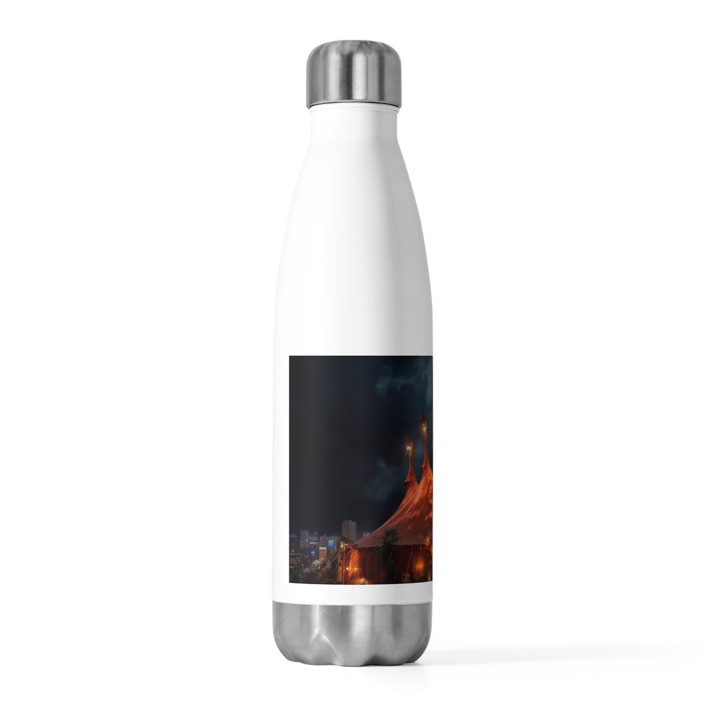 Crimson Carnival Tent Bottle – Midnight Circus Dreamscape