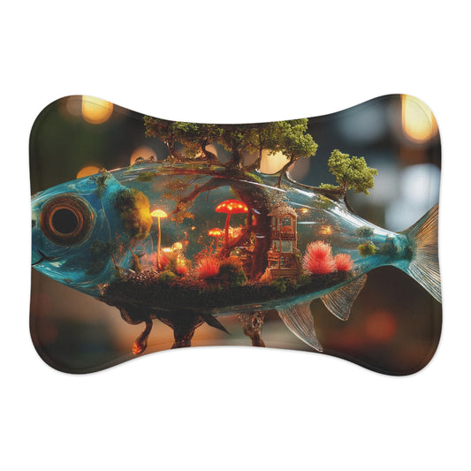 Enchanted Forest Fish Pet Feeding Mats – Liquid Twilight Sanctuary