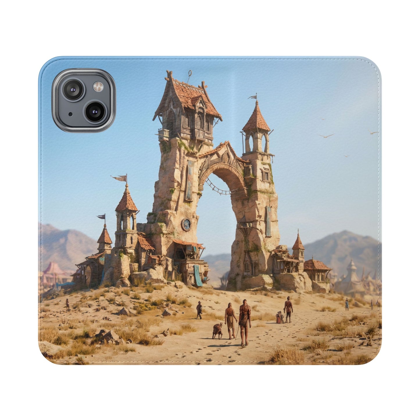Desert Sentinel Gate Flip Cases – Weathered Archway Journey