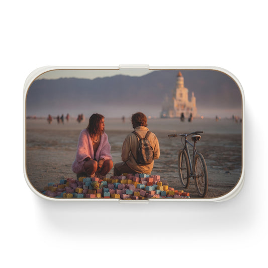Desert Castle Builders Bento Lunch Box – Sunset Playtime with Friends