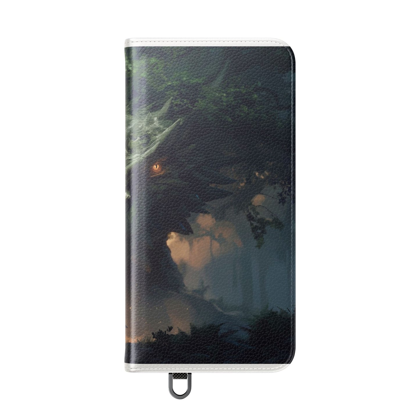 Guardian Beast Flip Cases – Moss-Clad Titan Facing the Wanderer