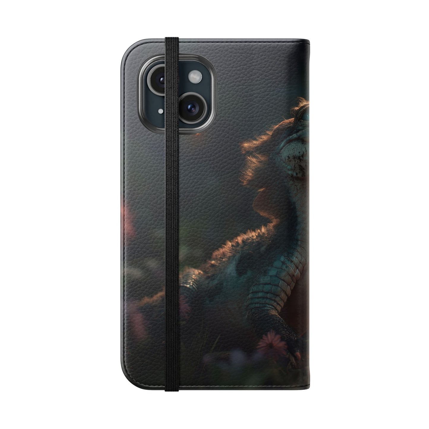 Crocodile Butterfly Flip Cases – Tender Guardian with Moth Companion
