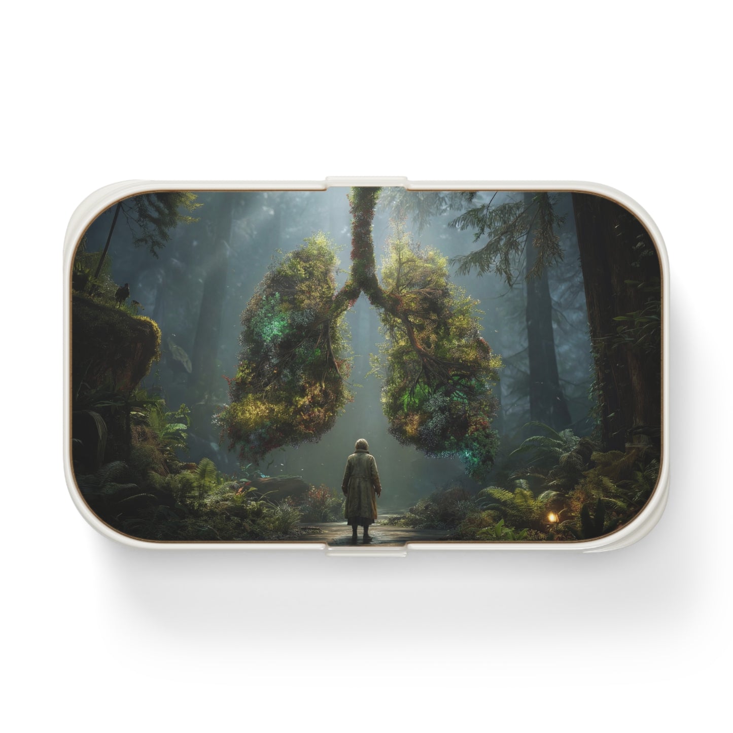 Lungs of the Forest Bento Lunch Box – Where Breath Meets Bloom