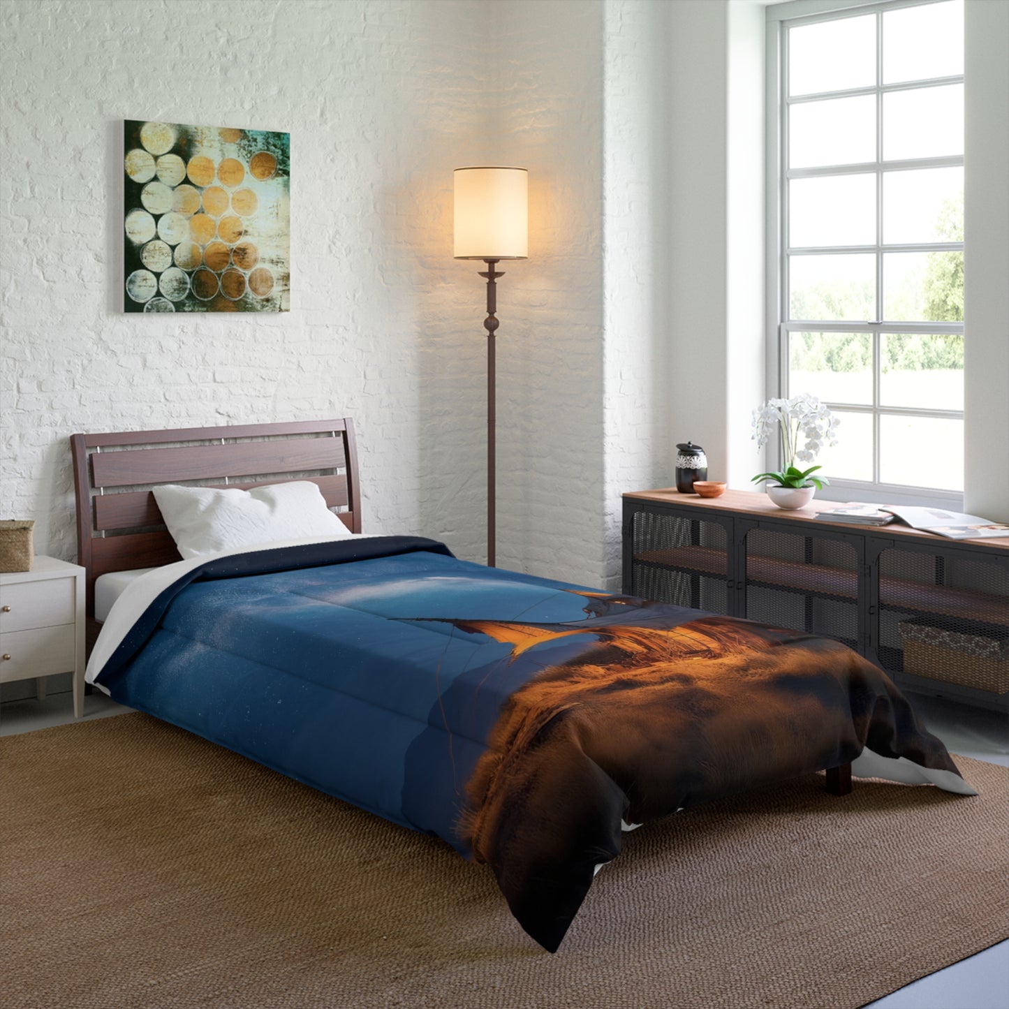 Starlit Nomad Tent Comforter – Milky Way Haven Under the Cosmos