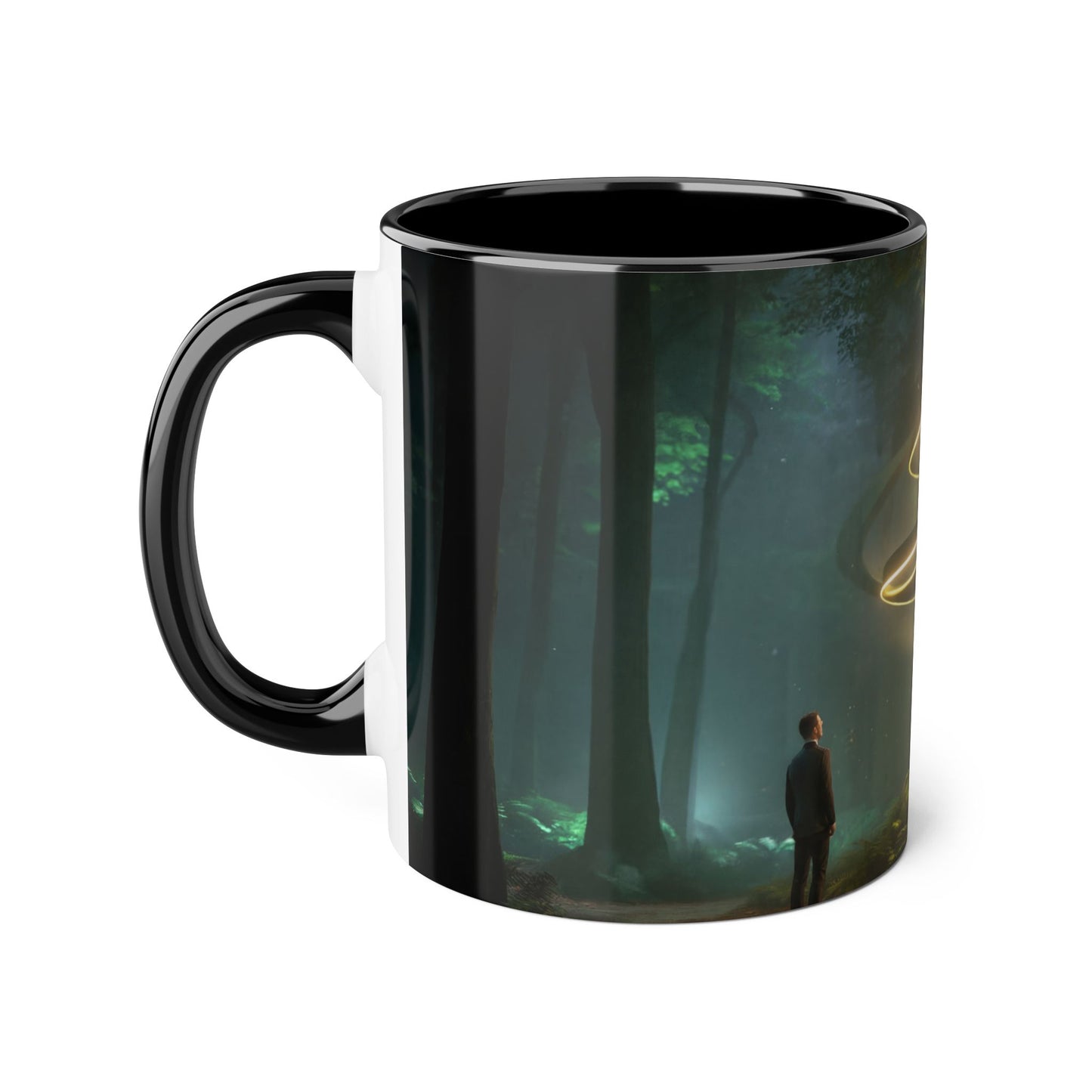 Spiral Light Guardian Accent Mugs, 11oz – Ethereal Forest Portal