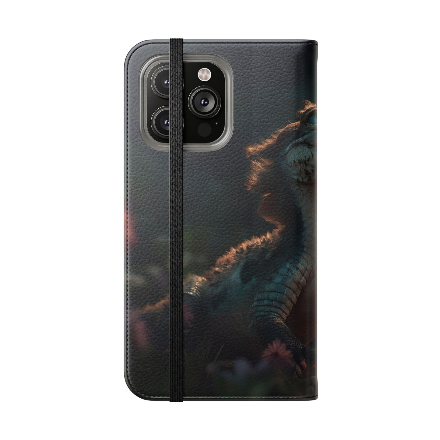 Crocodile Butterfly Flip Cases – Tender Guardian with Moth Companion