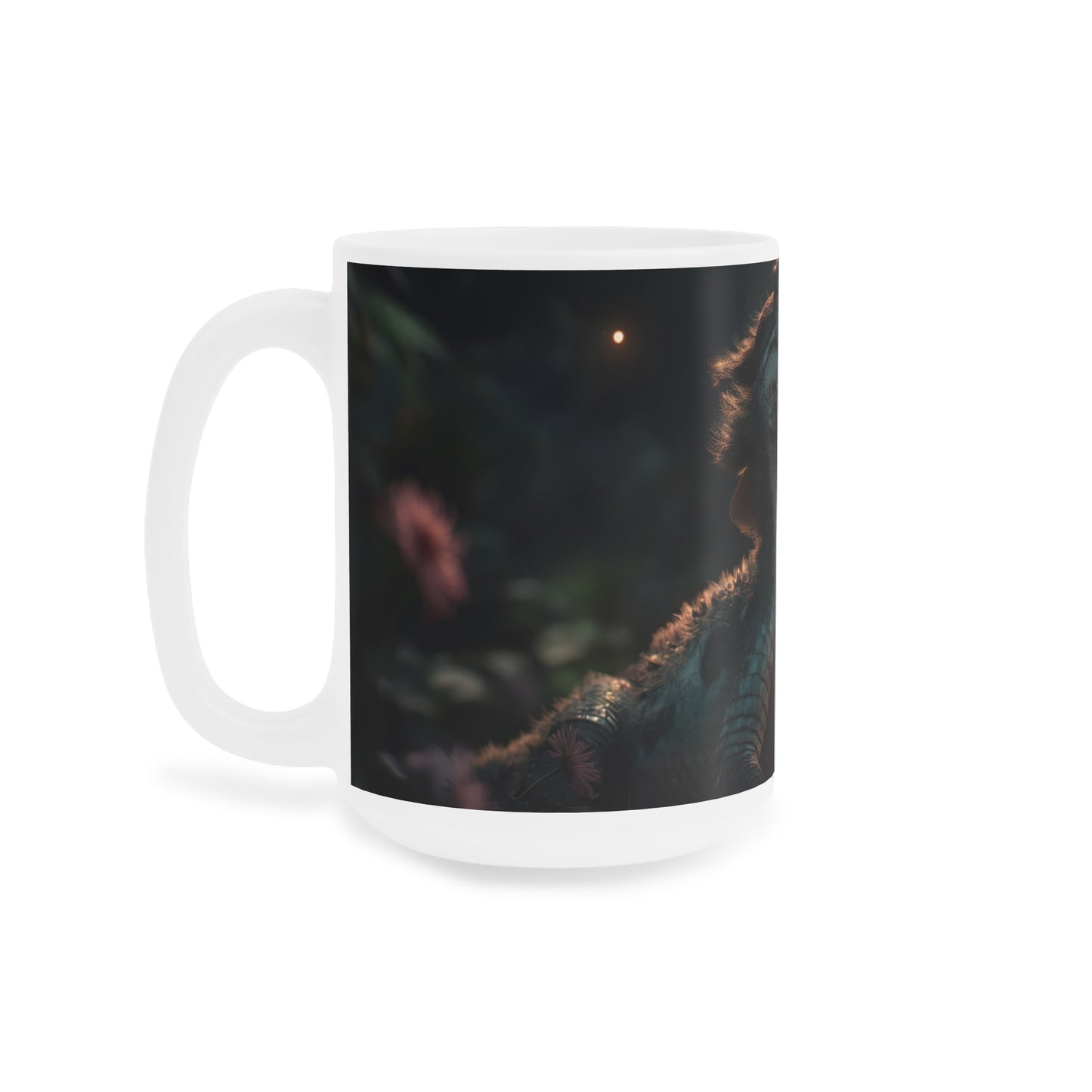 Gentle Crocodile & Butterfly Ceramic Mugs (11oz\15oz\20oz) – Twilight Garden Whispers