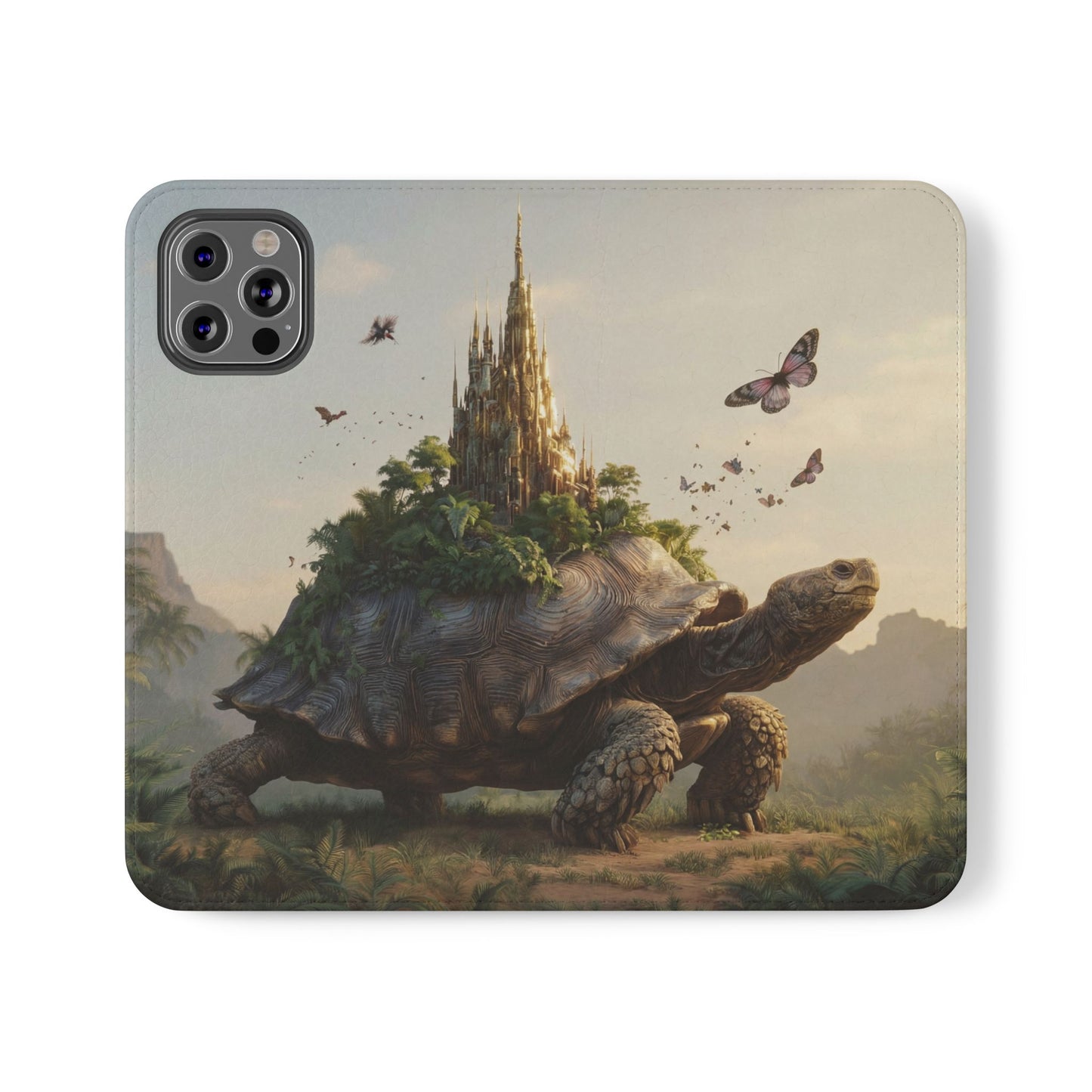 Castle Turtle Flip Cases – Golden Spire Jungle Guardian